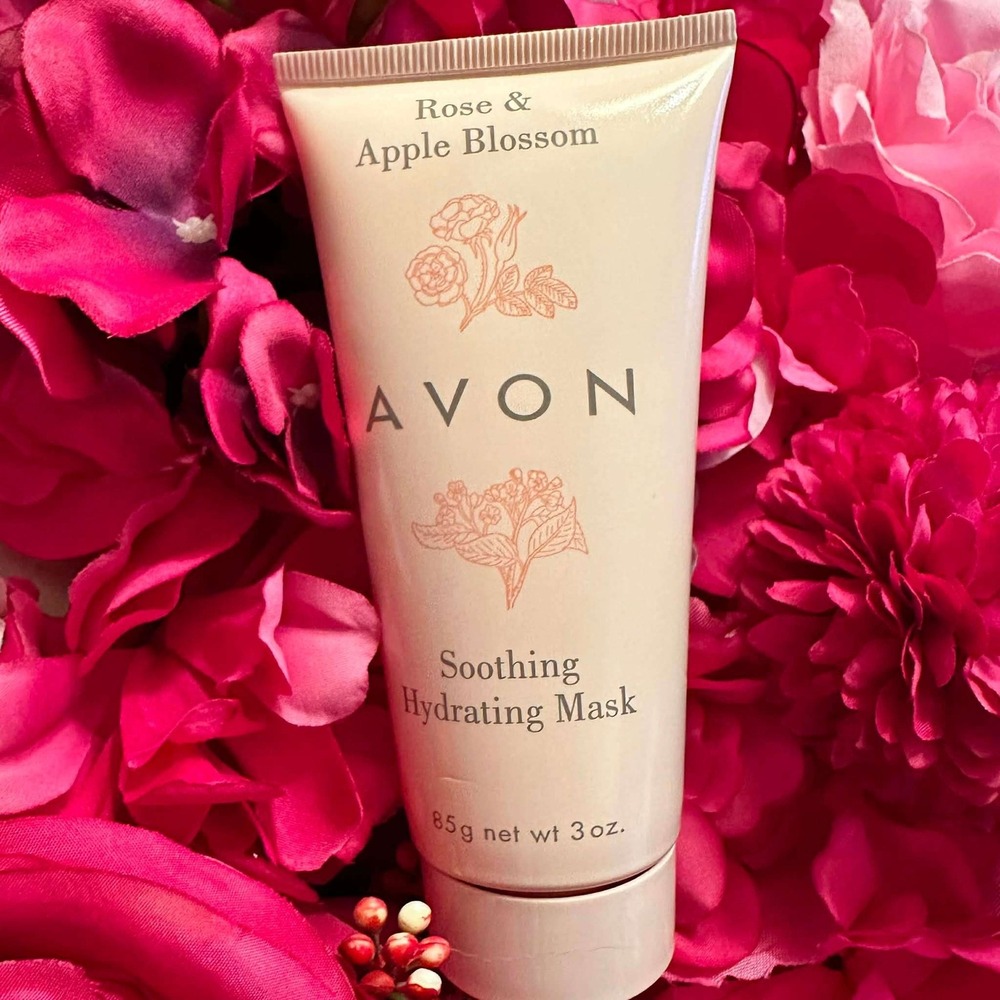 vintage Avon Rose Apple Blossom Soothing‎ Hydrating Mask 3 oz - new